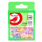 Auchan Colored Thumbtacks 50pcs
