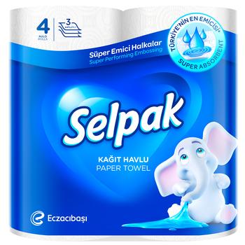 Selpak Towel Paper Kitchen 4pcs - buy, prices for - photo 1