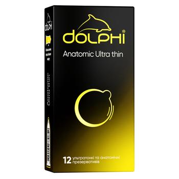 Dolphi Anatomic Ultra Thin Condoms 12pcs - buy, prices for NOVUS - photo 1