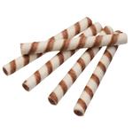 Biscuit-Chocolate Wafer Rolls with Cocoa