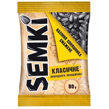 Semki roasted sunflower seeds 80g - buy, prices for NOVUS - photo 1