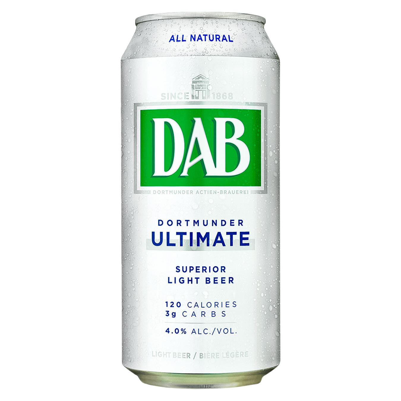 

Пиво DAB Ultimate Light светлое 4% 0,44л