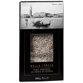 Рис Bella Italia Арборио с чернилами каракатицы 200г