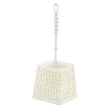 Bursev Toilet Brush + Pearl Beige Glass