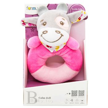 Погремушка мягкая Funmuch Коровка - купить, цены на ULTRAMARKET - фото 2