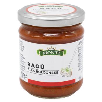 Monti Bolognese Sauce 180g - buy, prices for NOVUS - photo 1