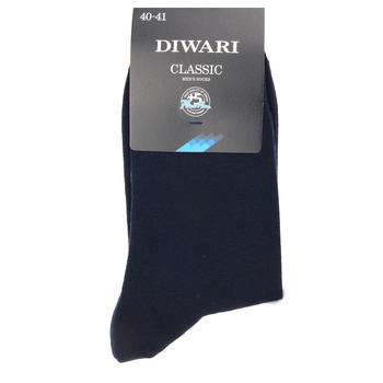 Diwari Classic Men's Socks s.27 000 dark blue 5C-08SP - buy, prices for ULTRAMARKET - photo 2