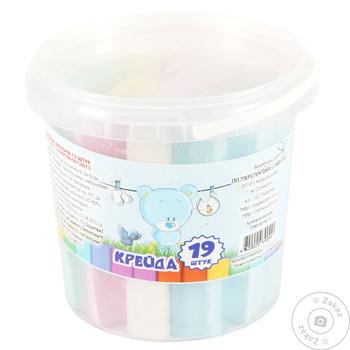 iTEM iTEM10019C19 Maxi Color School Chalk 19pcs 19х19х100mm - buy, prices for Auchan - photo 1