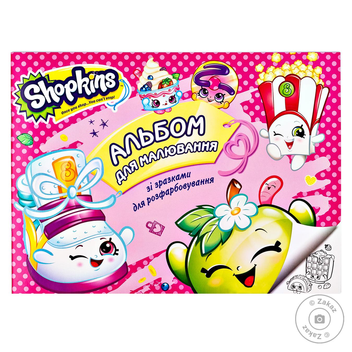 

Альбом для рисования Shopkins с образцами розовый