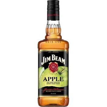 Ликер Jim Beam Apple 32,5% 1л - купить, цены на Ашан - фото 2