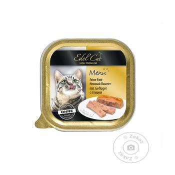 Edel Cat Poultry Pate Wet Food for Cats 100g - buy, prices for ULTRAMARKET - photo 1