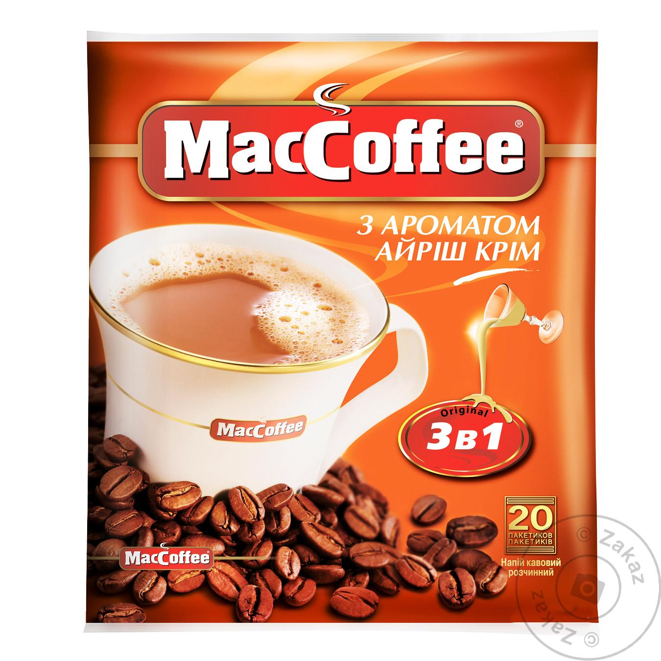 

Напиток кофейный МакКофе 3в1 Айриш крим растворимый в стиках 20шт*18г