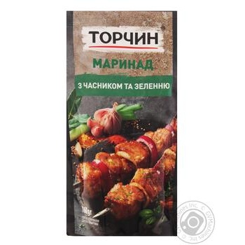 Torchin Marinade Sauce With Garlic And Greens 160g - buy, prices for MegaMarket - photo 1