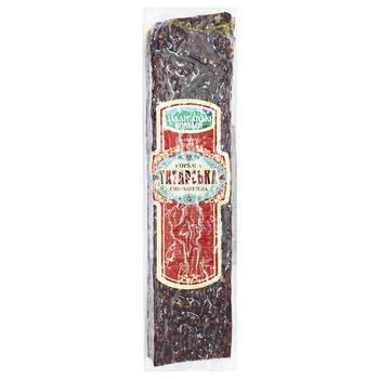 Zakarpatski Kovbasy Tatarian Raw Smoked Sausage - buy, prices for NOVUS - photo 1