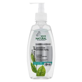 Natural Spa Delicate Gel for Intimate Hygiene with Tea Tree and Sage Oils 250ml - buy, prices for NOVUS - photo 1