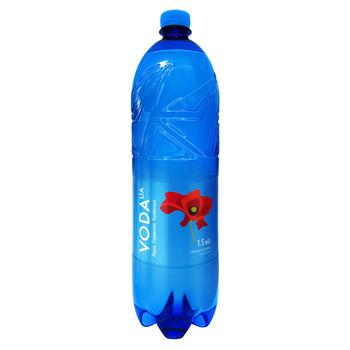 VODA UA Ridna Spravzhnia Ukraiinska Highly Carbonated Mineral Water 1.5l - buy, prices for COSMOS - photo 1