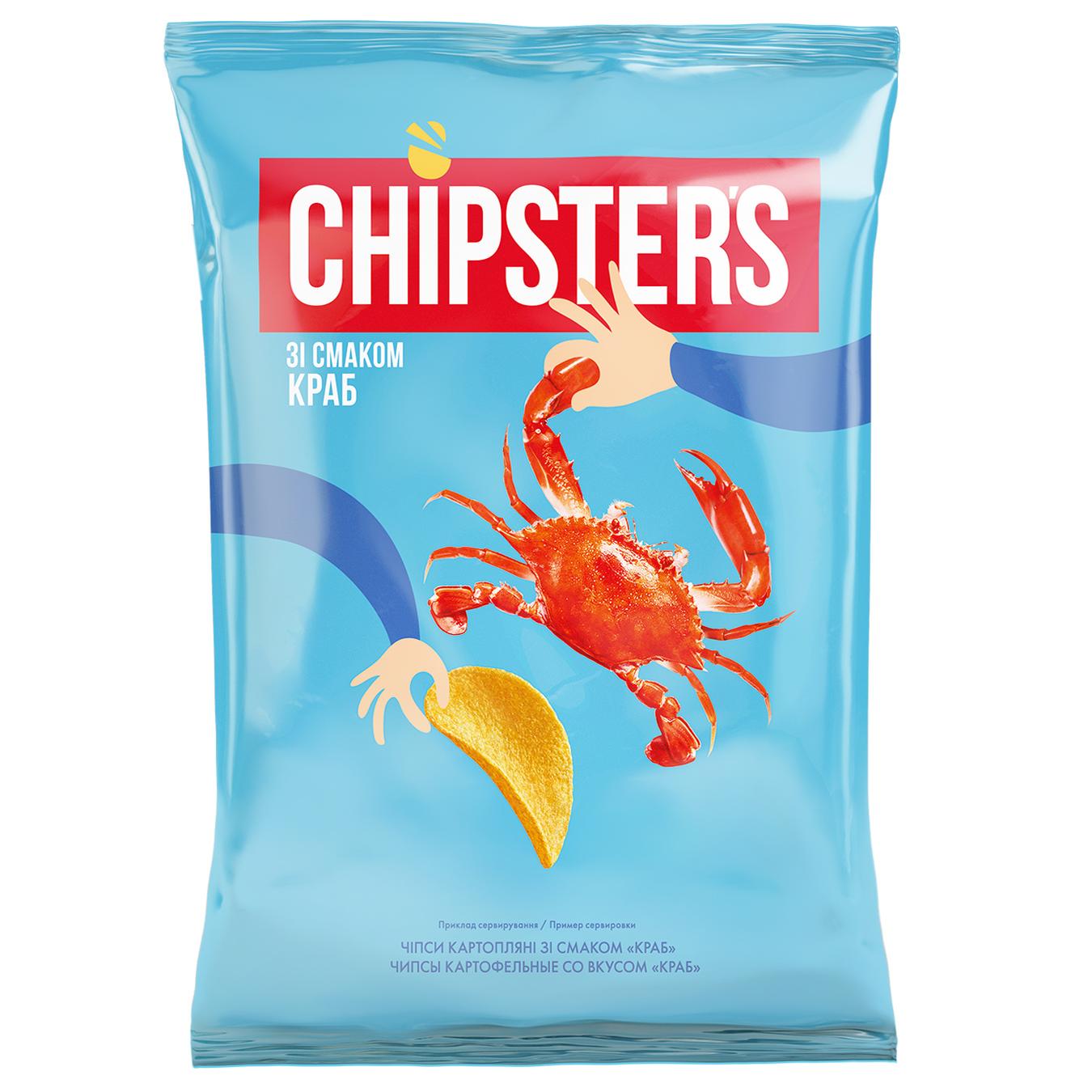 

Чипсы Flint Chipster's картофельные со вкусом краба 130г