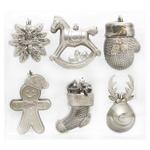 Silver Decoration Set 6pcs