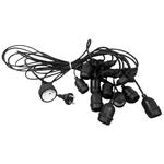 Eurolamp Outdoor Garland 10 Lamps 10m