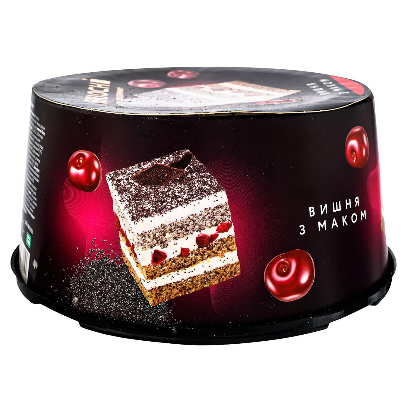 

Торт Brioche Вишня с маком 500г