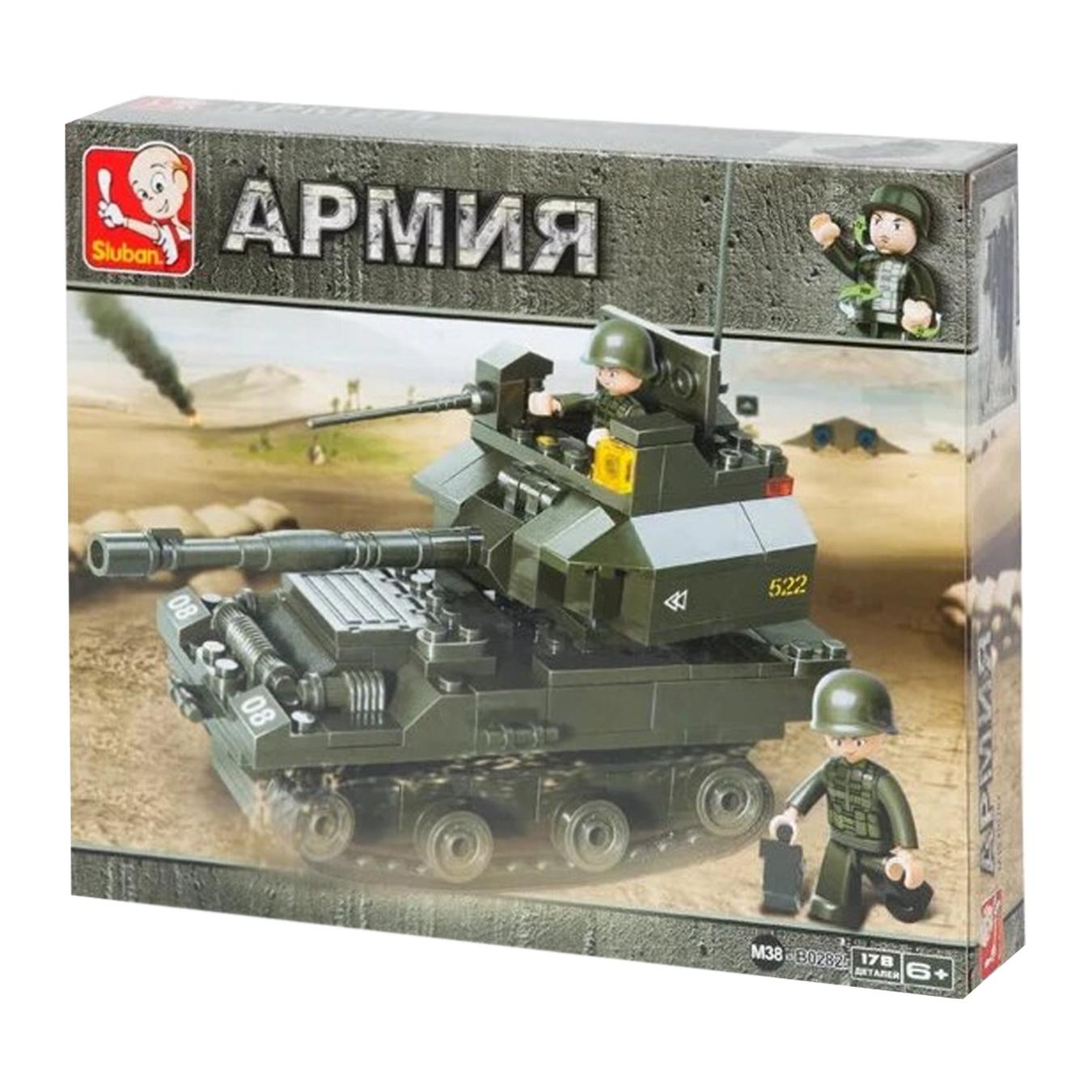 

Конструктор Sluban армія, танк, фігурки 178 дет. M38-B0282