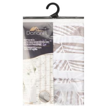 Dariana Bathroom Curtain 12rings 180*180cm - buy, prices for COSMOS - photo 1