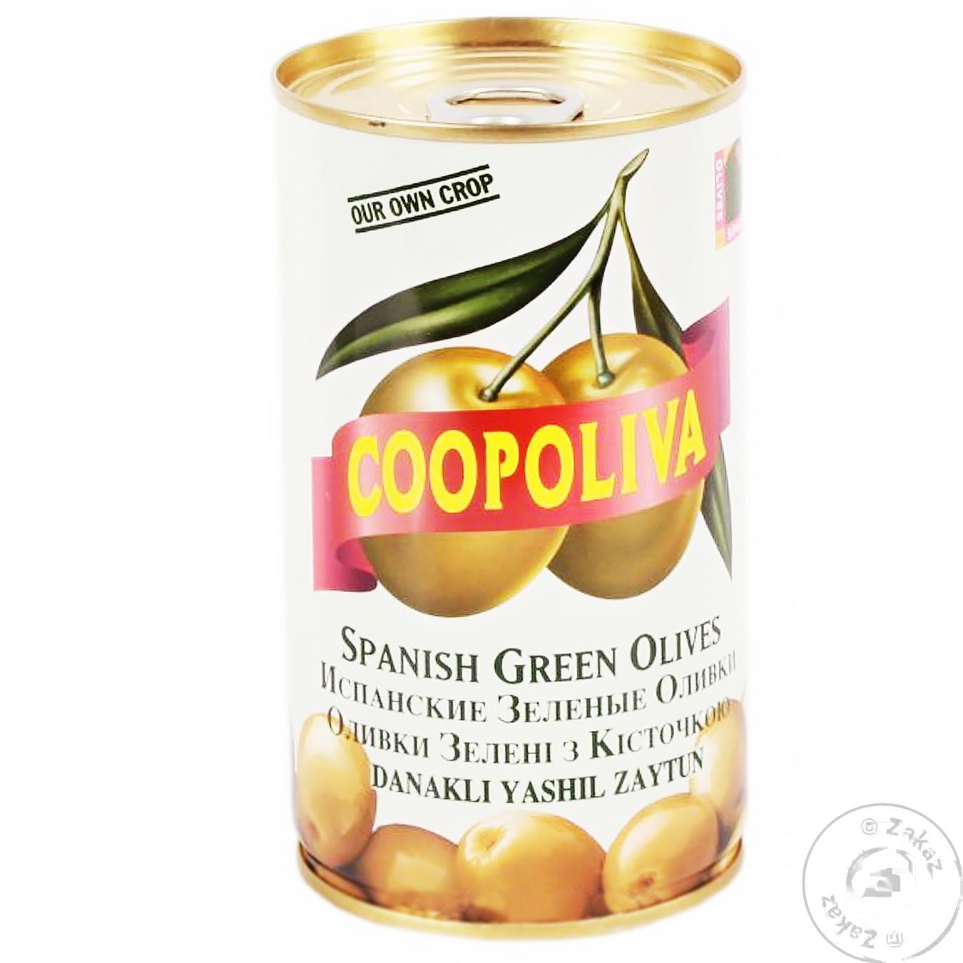 

Оливки Coopoliva с косточкой 350г