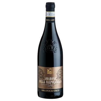 Вино Aristocratico Amarone Della Valpolicella червоне сухе 15% 0,75л - купити, ціни на Ідеал - фото 1