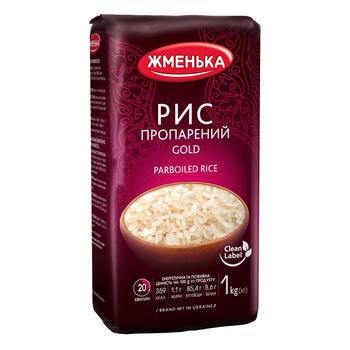 Рис Жменька Gold пропаренный 1кг - купить, цены на Auchan - фото 1