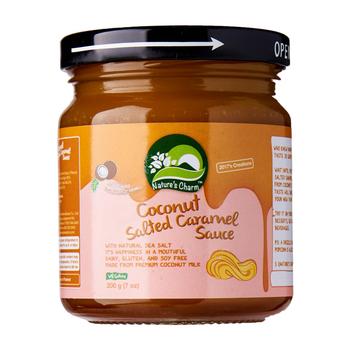Соус кокосовий Nature's Charm Солона карамель 200г - купити, ціни на Grono - фото 1