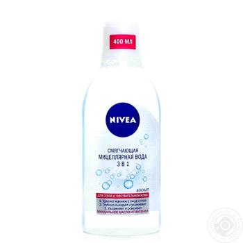 Cleansing water Nivea for makeup remover 400ml - buy, prices for MegaMarket - photo 2