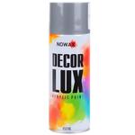 Краска Nowax Decor Lux серебряный металлик 450мл