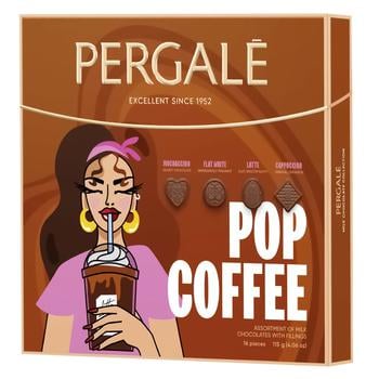 Pergale Pop Coffee Assorted Candies in Milk Chocolate 115g - buy, prices for Tavria V - photo 1