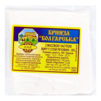 NAK Bulgarian Brynza Cheese 30% - buy, prices for NOVUS - photo 1