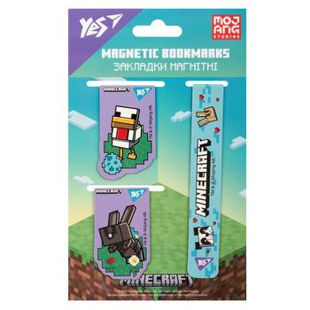 Закладки магнитные Yes Minecraft Spring 3шт - купить, цены на NOVUS - фото 2