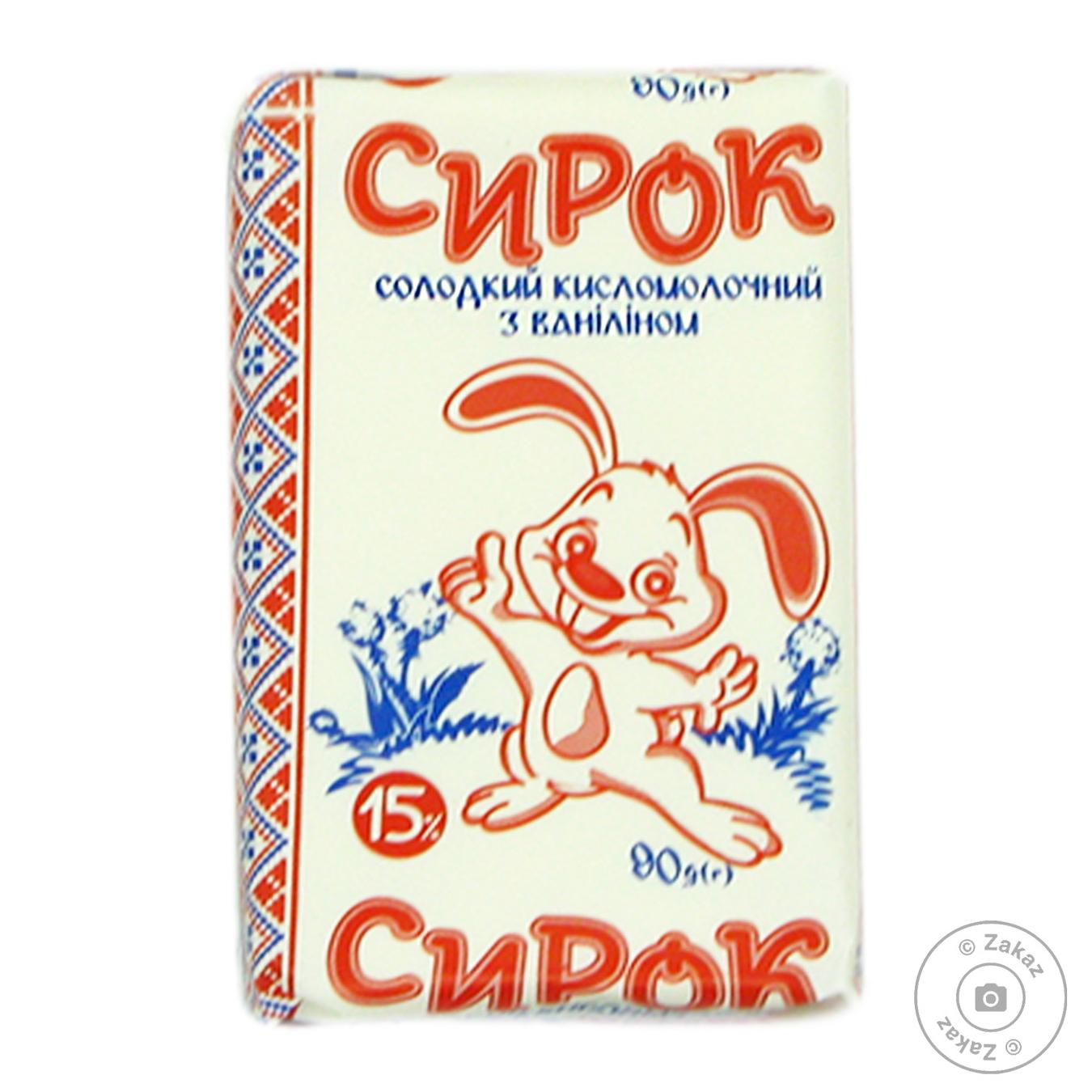 

Сыр к/м Народная сладкий с ванилином 15% 90г