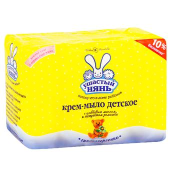 Крем-мило Ушастый нянь з оливковою олією і ромашк 4*100г/уп - купити, ціни на Auchan - фото 3