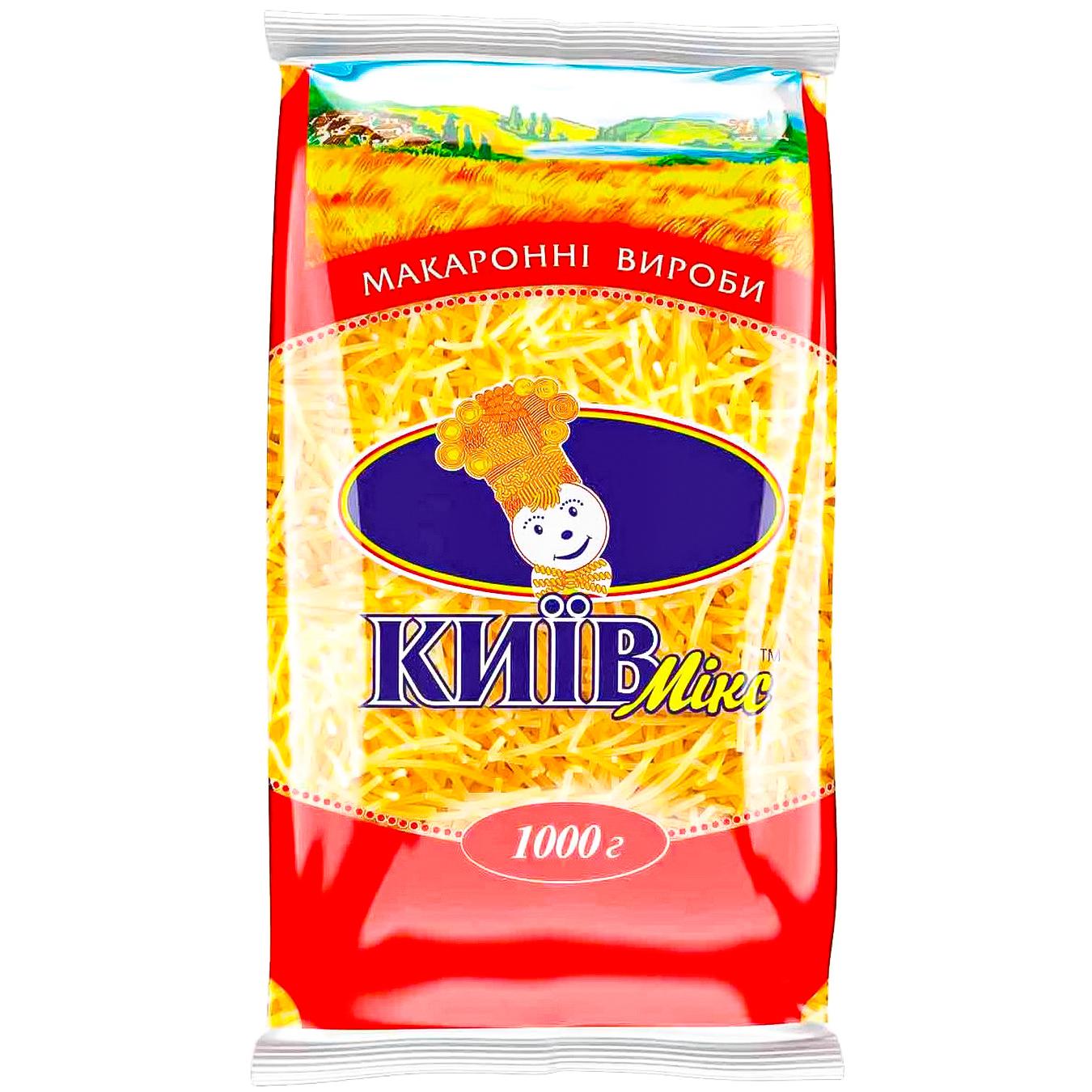 

Макаронные изделия Київ-мікс Вермишель 1кг