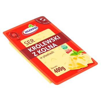 Mlekpol Królewski Z Kolna Sliced Cheese 400g - buy, prices for NOVUS - photo 2