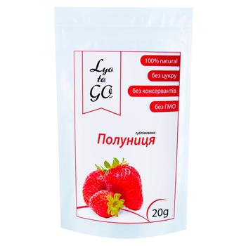 Клубника Luo to Go сублимированная 20г - купить, цены на Восторг - фото 1