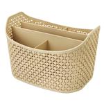 MVM Desktop Openwork Light-Brown Organizer