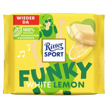 Ritter Sport Funky White Chocolate with Lemon Cream 100g - buy, prices for NOVUS - photo 1