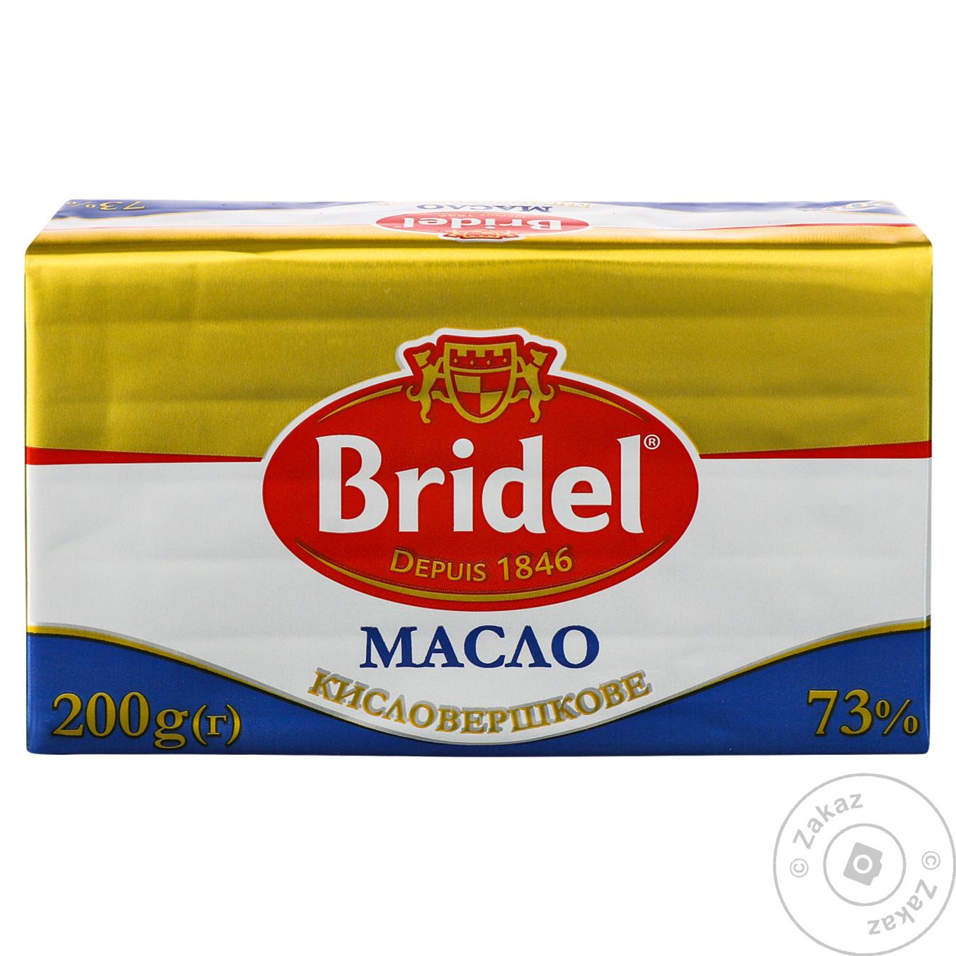 

Масло Bridel кислосливочное 73% 200г