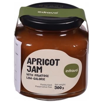 Zdravo Low-calorie Apricot Jam 300g - buy, prices for Tavria V - photo 1