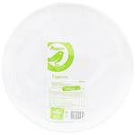 Auchan Dessert Disposable Plate 16.5cm 10pcs