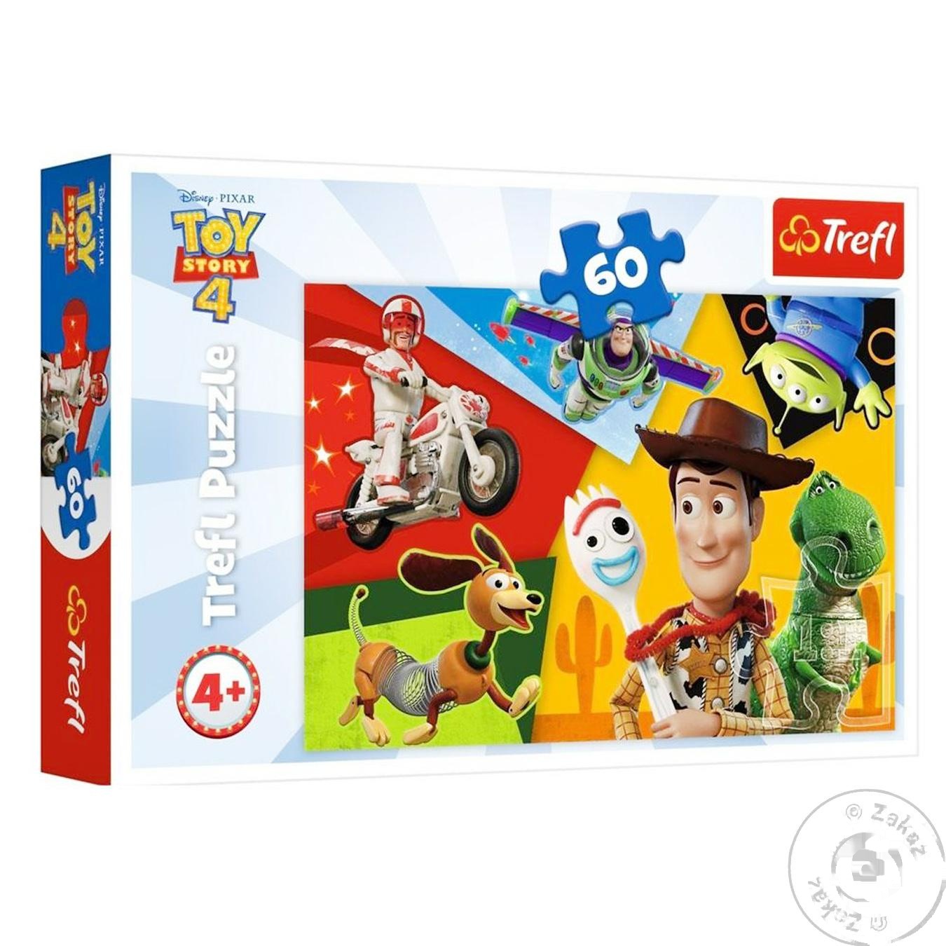 

Пазл Trefl История игрушек. Созданы для забавы 60элементов