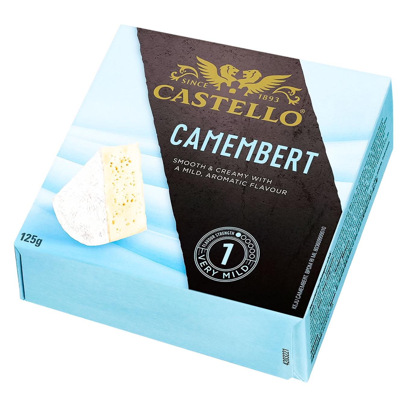 

Сыр Castello Камамбер мягкий с белой плесенью 50% 125г