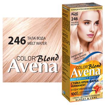 Крем-краска для волос устойчивая AVENA Blond Color 246 Талая вода - купить, цены на - фото 3