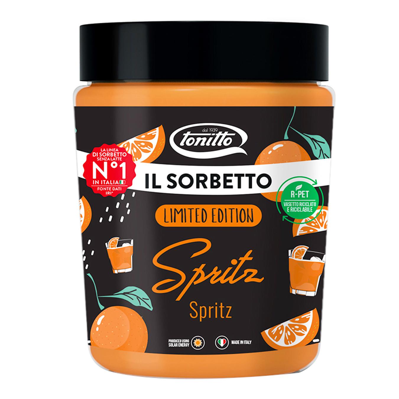 

Сорбет Tonitto IL SORBETTO 500 мл зі смаком Spritz(Італія)