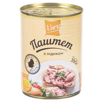 Varo Turkey Pate 390g - buy, prices for - photo 1